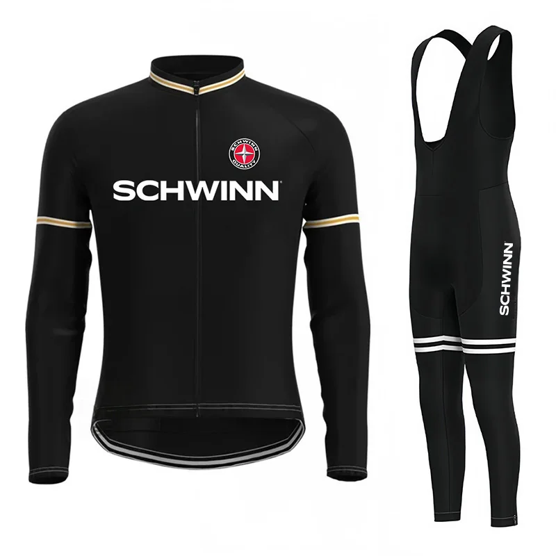 2026 Schwinn Jersey de ciclismo de manga larga Ciclismo al aire libre Jersey de ciclismo otoño Jersey transpirable de ciclismo para hombres