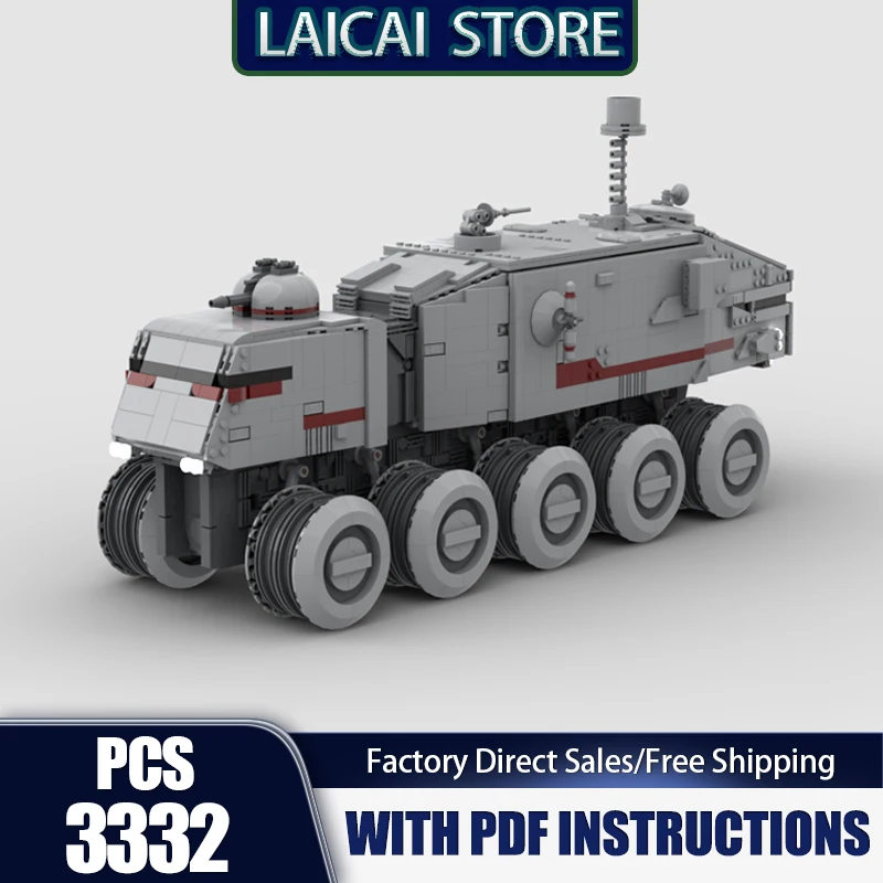 

Популярные звездные фильмы Moc, строительные кирпичи HAVw A6 Juggernaut Trank, модель, технология, модульный блок, рождественские игрушки «сделай сам», праздничные подарки