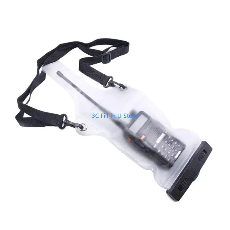 G8ta مقاومة للماء أكياس حقيبة Walkietalkie Rainproof Pags حامل حامل راديو Mobile