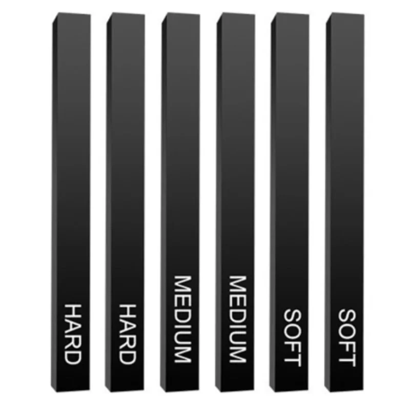 Artists Compressed Charcoal Sticks Square Black Coal Sticks Sketch Art Supplies for Drawing Sketching Shading Tool 6 PCS