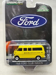 1:64 1968 Ford Club Wagon High Simulation Diecast Car Metal Alloy Model Car kids toys collection gifts W737