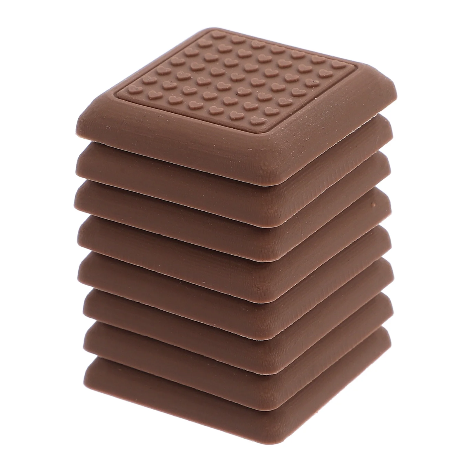 

8Pcs Table Stopper Black Adhesive Furniture Pads Shockproof Wear-Resistant for Desks Chairs Bed Wood Floor Protection