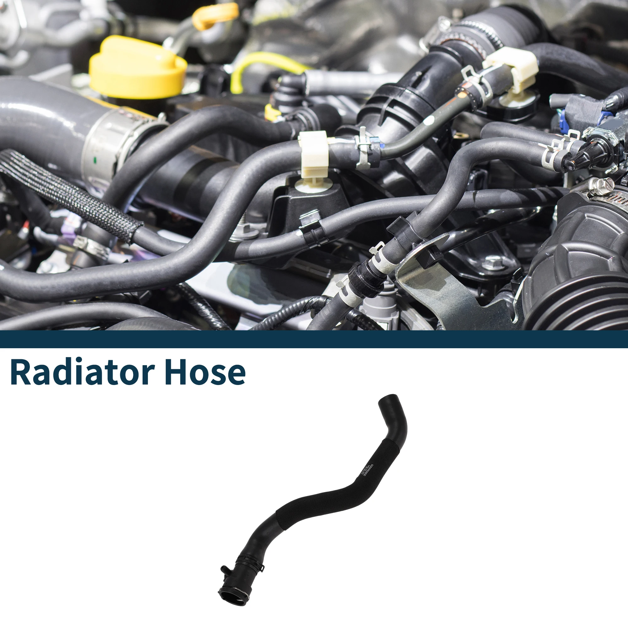 

Motoforti Radiator Hose Heater Hose No.8K0121055N for Audi A5 10-16 Rubber Downpipe 1 Pc