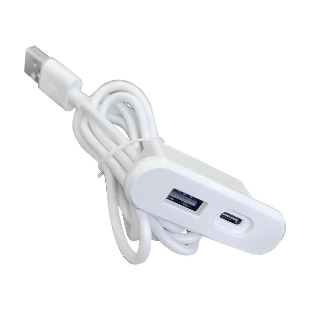 Embedded Table USB Power Socket Mini 1.2M Cord Desktop Charge Adapter Furniture Sofa Socket USB TYPE-C Charger