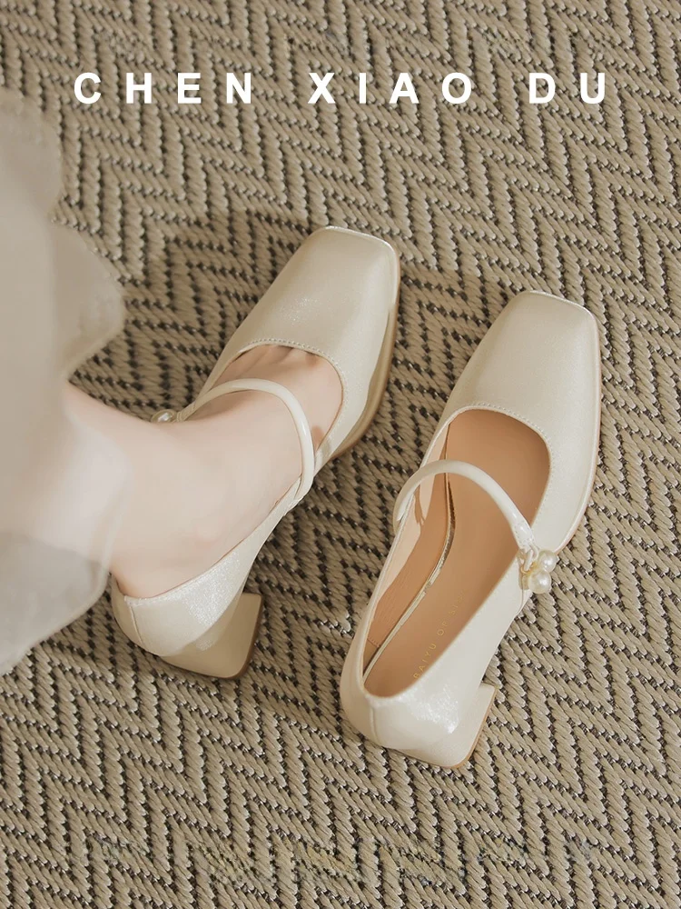 light-color-silk-ballet-sle-high-heels-women's-new-spring-autumn-slip-on-mary-janes-oes-faionable-french-sle-pu-lined