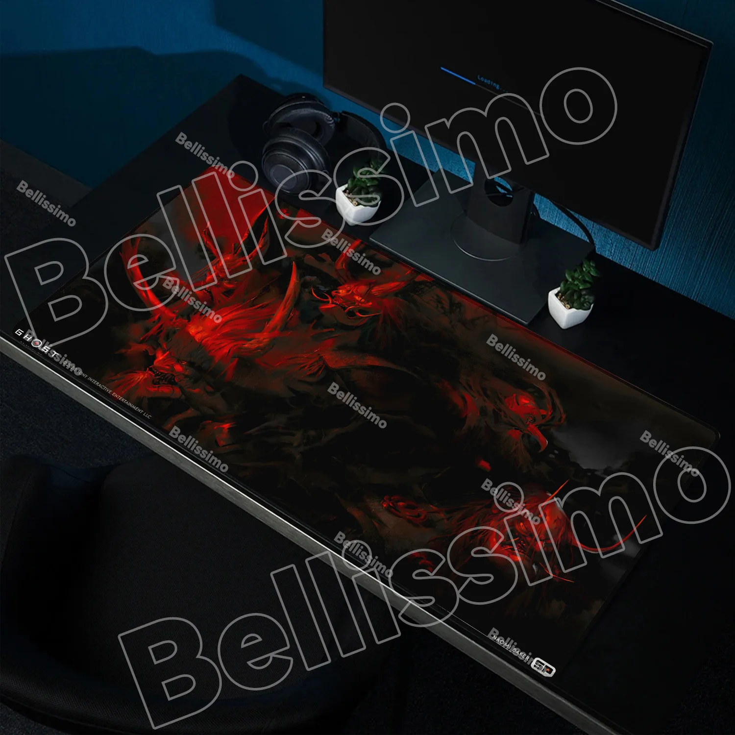 

Comic Ghost of Tsushima XXL Mousepad Gaming Accessories Non-slip Mouse Pad Gamer Rubber Mausepad Keyboard Mat Tapis De Souris