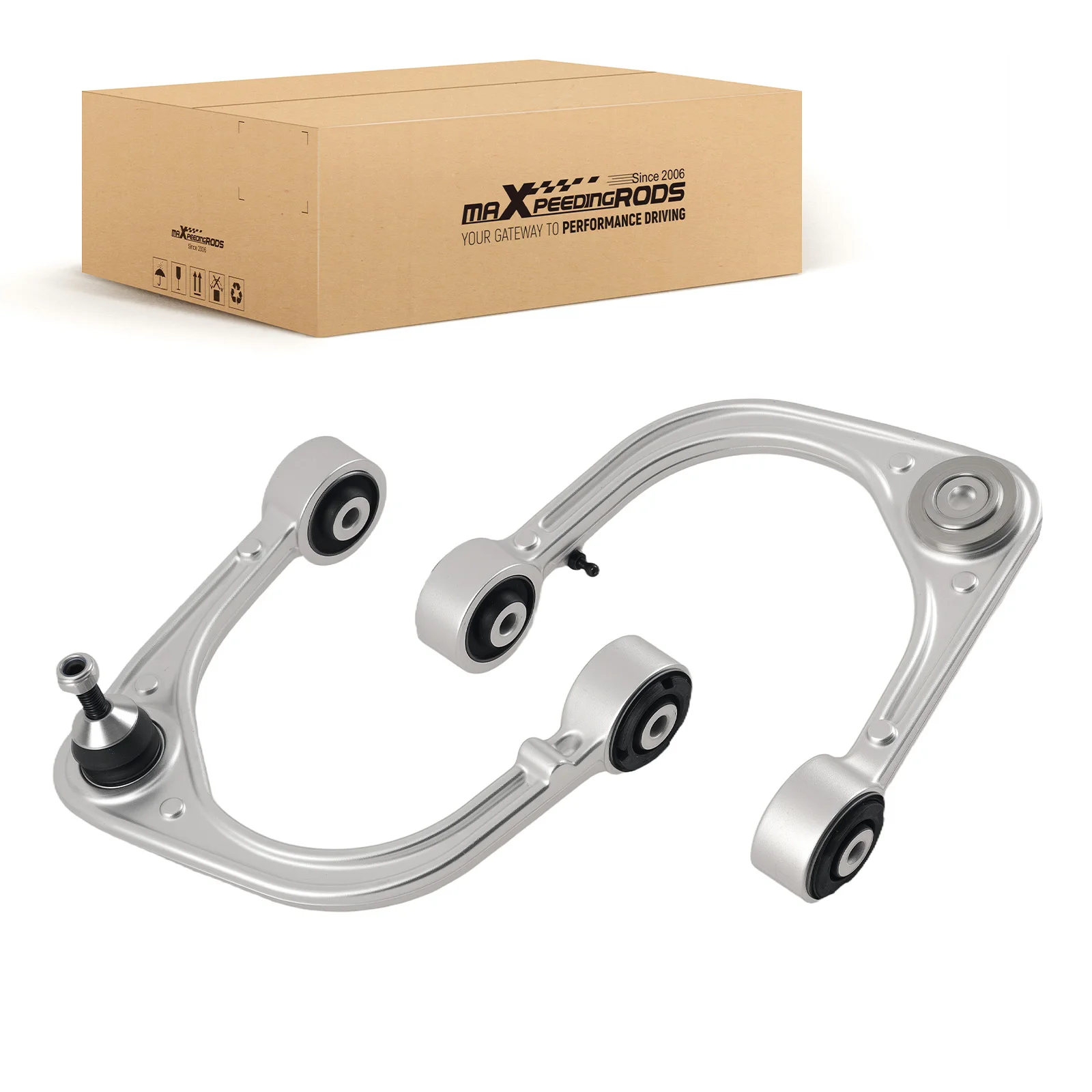 MaXpeedingrods Factory RWD Front Upper Control Arms W/Ball Joint for Cadillac CTS 2008 2009 2010-2015 RWD 2WD