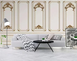 beibehang Customized modern European gold embossed living room TV sofa bedroom luxury home decoration wallpaper