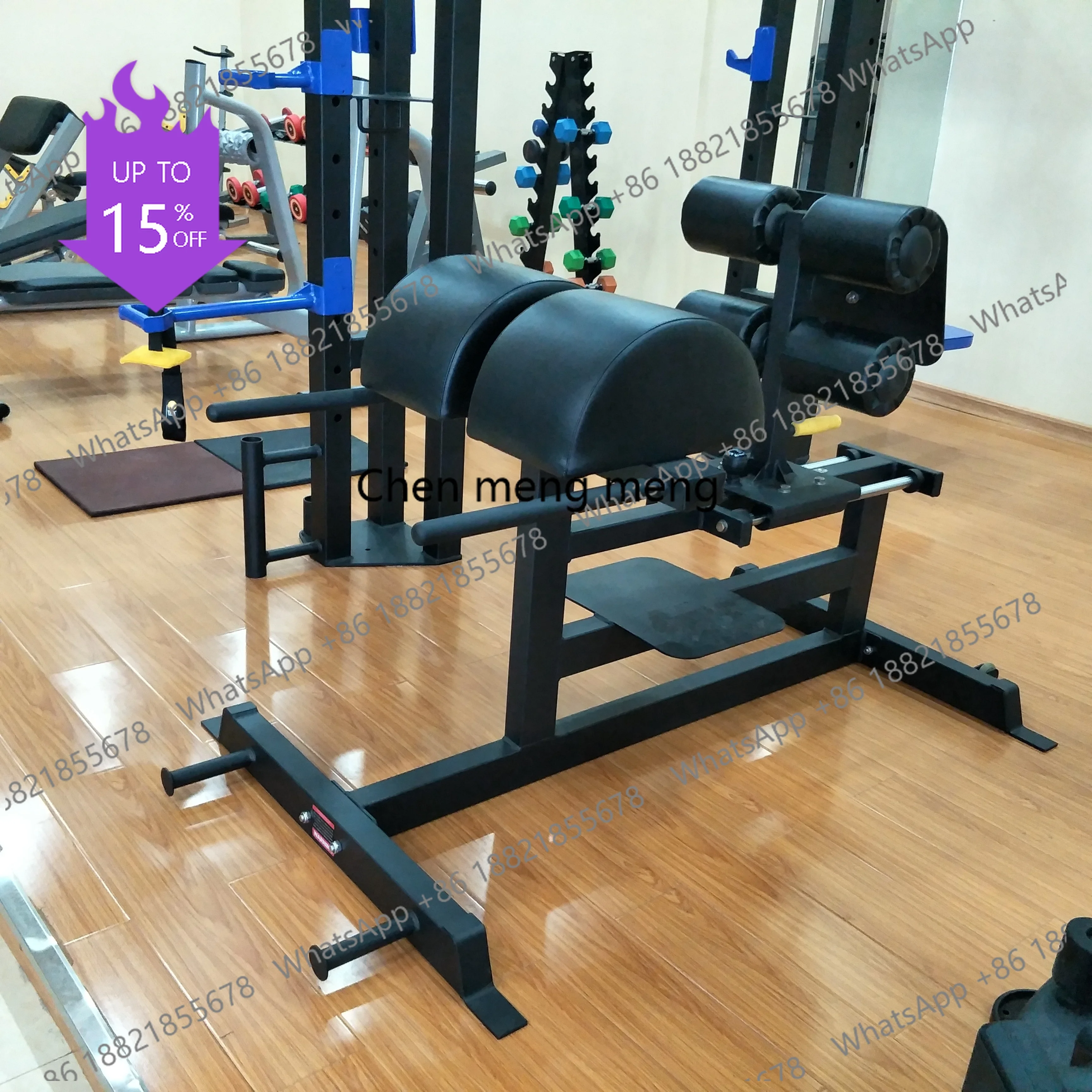 A49 Fitness Equipment Glute Ham Raise Machine Back Extension Workout for Commercial Gym