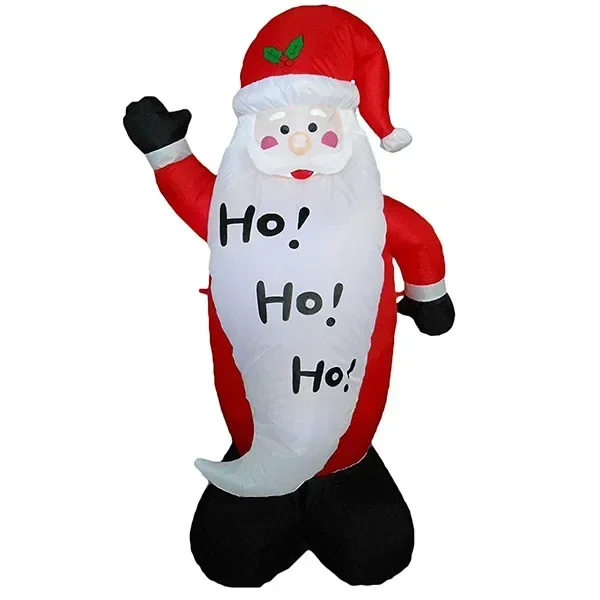 custom giant Christmas out-of-home advertising inflatable Santa decorations