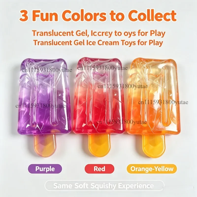 NEW 2026 NeeDoh Nice-Sicle Popsicle Sensory Squeeze Toy Super Stress Ice Lolly Relief for Kids Adults Summer Easfestival Gifts