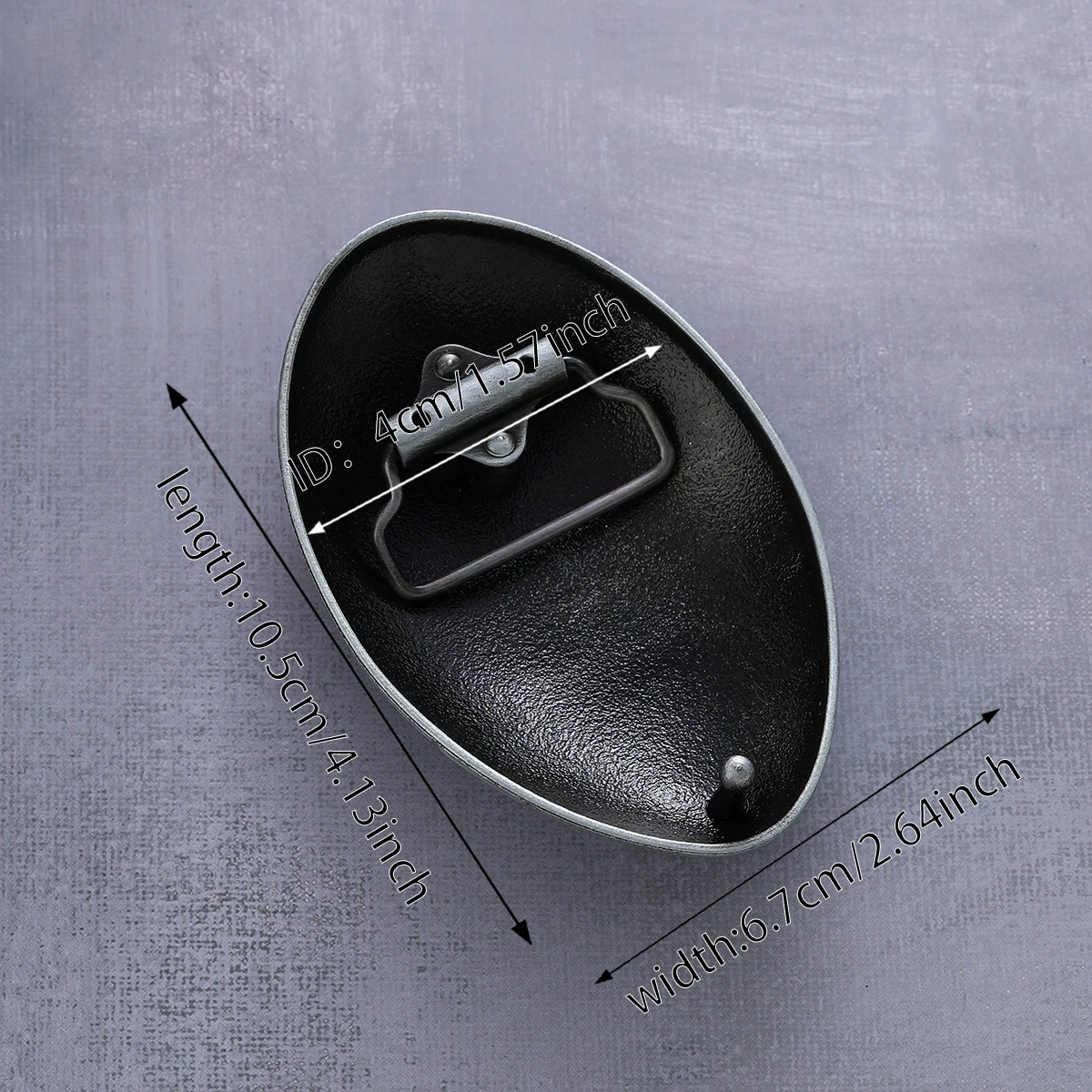 Aksesori DIY gesper sabuk rugby perak antik buram berukir retro gaya Barat