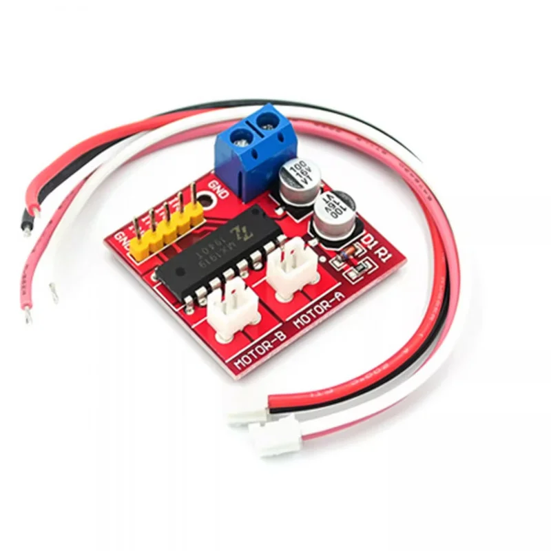 L298NMotor Placa de Driver Módulo Motor de Passo Acessórios para Robô de Carro