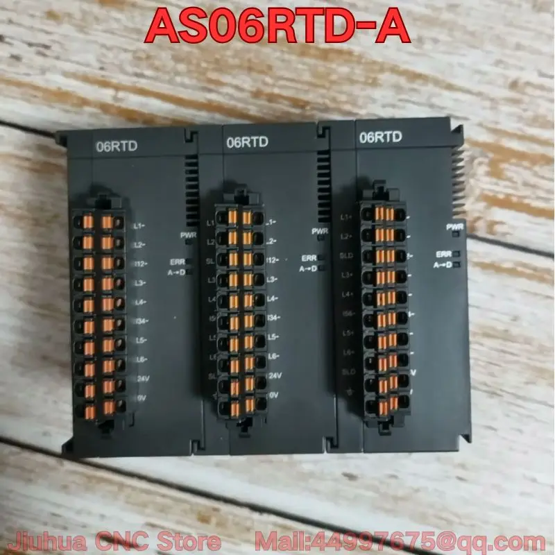 

Second-hand AS06RTD-A PLC module functional test is normal