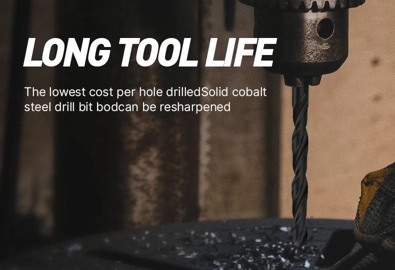 HUHAO M35 Cobalt Drill Bits Set With Metal Case Twist Drill Bit For Stainless Steel Wood Metal Drilling Electric Drill Tool