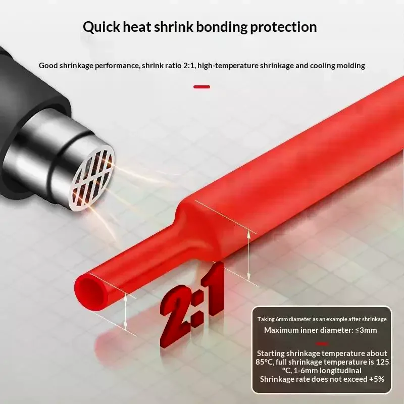 580/560Pcs Heat Shrink Tubing Kit EVA Material In 6 Colors 11 Sizes - Ideal For Electrical Insulation, Repairs, And Wire Conne
