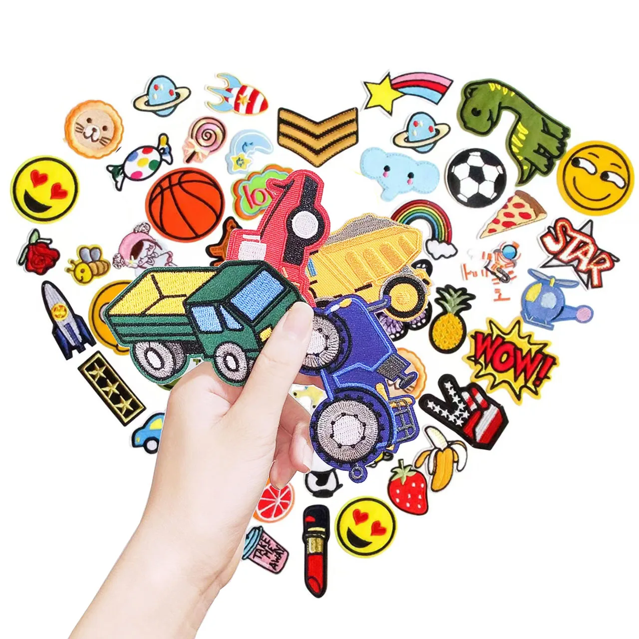 Set Embroidered Pat… - image