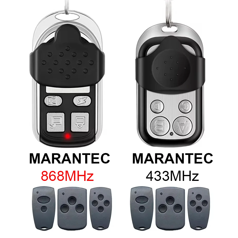 MARANTEC 433.92MHz / 868MHz Garage Door Remote Control Clone Digital 302 304 313 433 Command D302 D313 D304 D382 D384 868 Opener