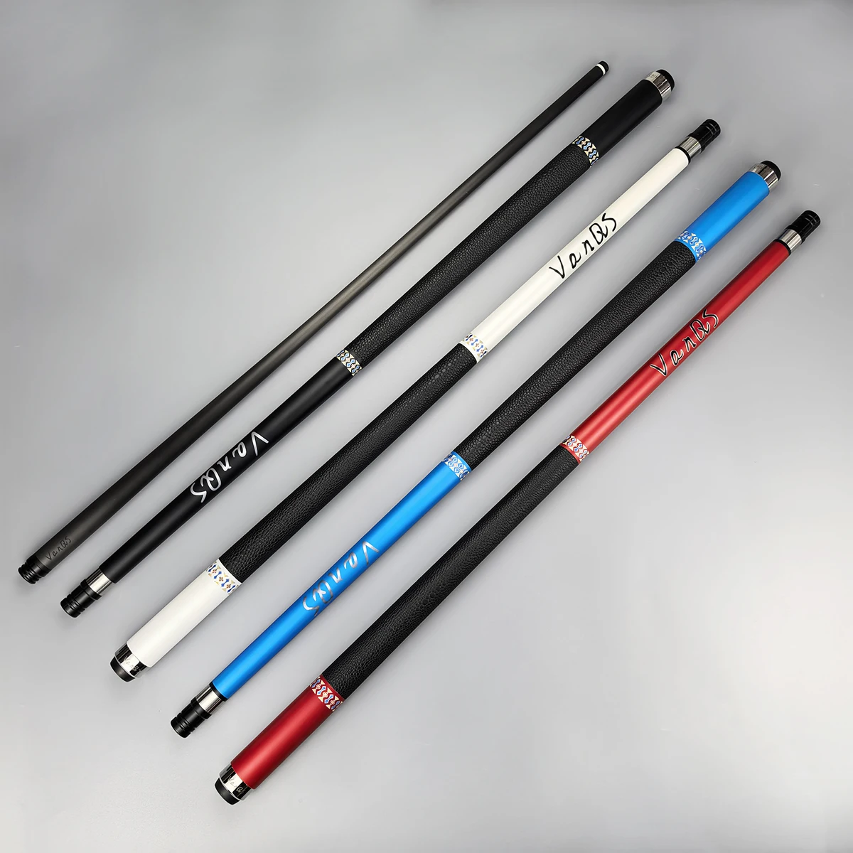 

VanQs Premium Quality 58'' 1/2-pc Billiard Pool Cue with Authentic Carbon Fiber Shaft & Real Leather Wrap Hand Grip for Sale