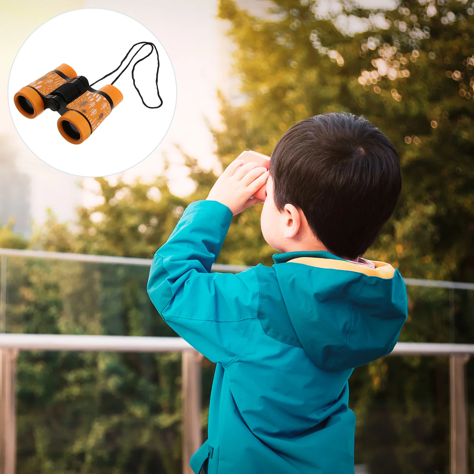 

Educational Learning Toy Children's Kids Travel Toys Orange Toddler Telescopes