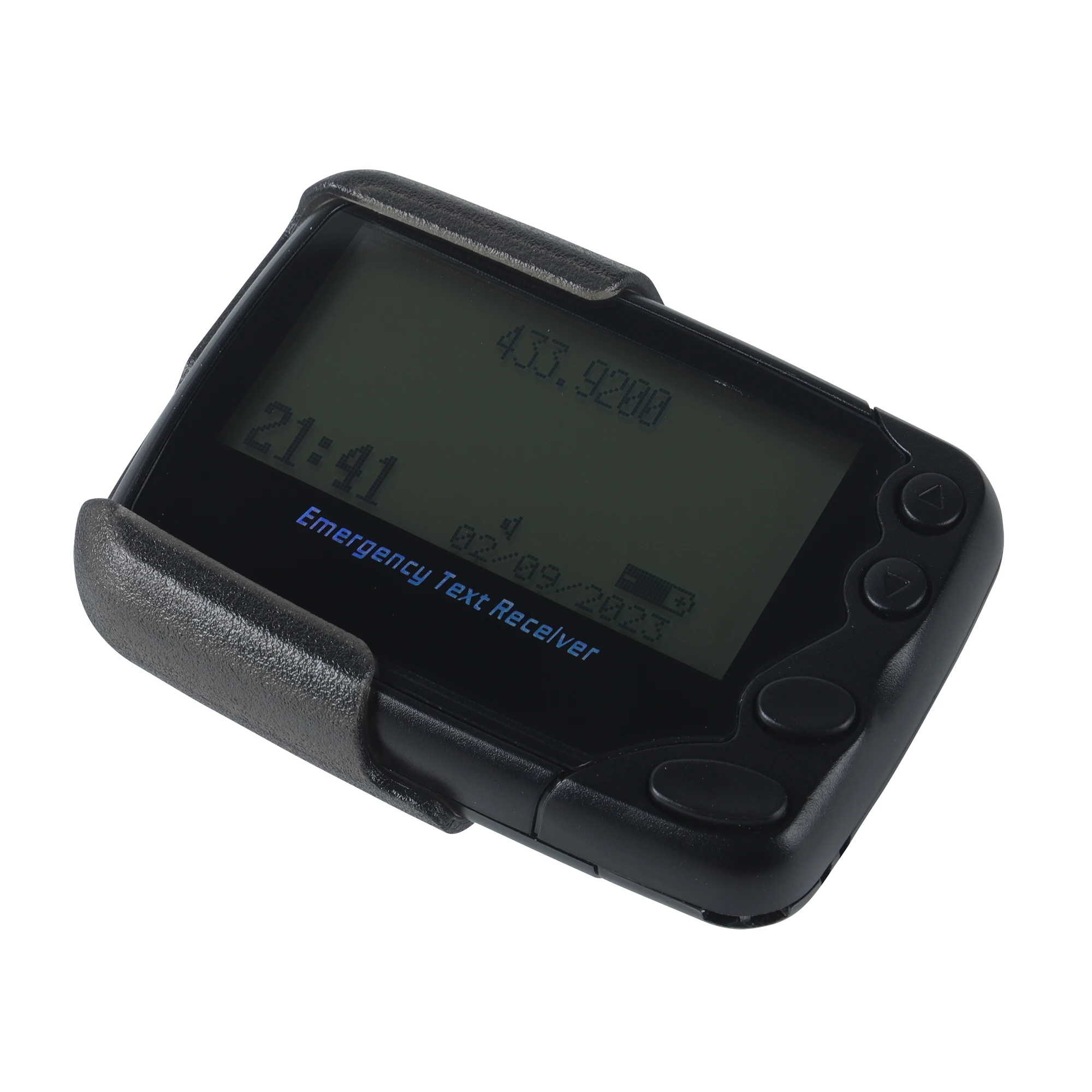 Alpha-numeric Pocsag Beeper Pager Calling Emergency Text Receiver Support Multi-language 137-930 MHz Rechargeable Battery Power