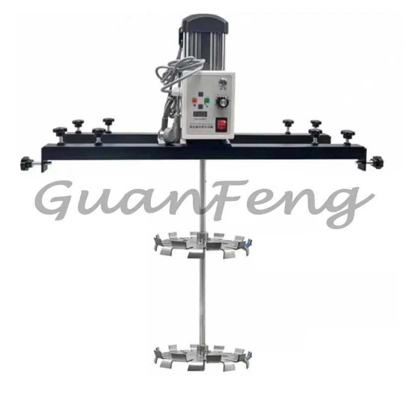 High Quality 304 Stainless Steel Industrial Electric Mixer Adjustable Speed Barrel  Tank Agitator