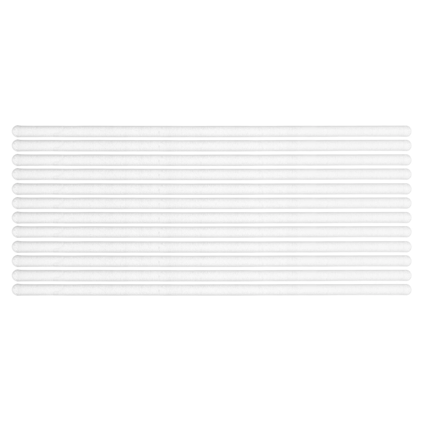 12pçs hastes de agitação de vidro, extremidades polidas sólidas para uso em laboratório, aceleram a dissolução, ferramentas experimentais transparentes