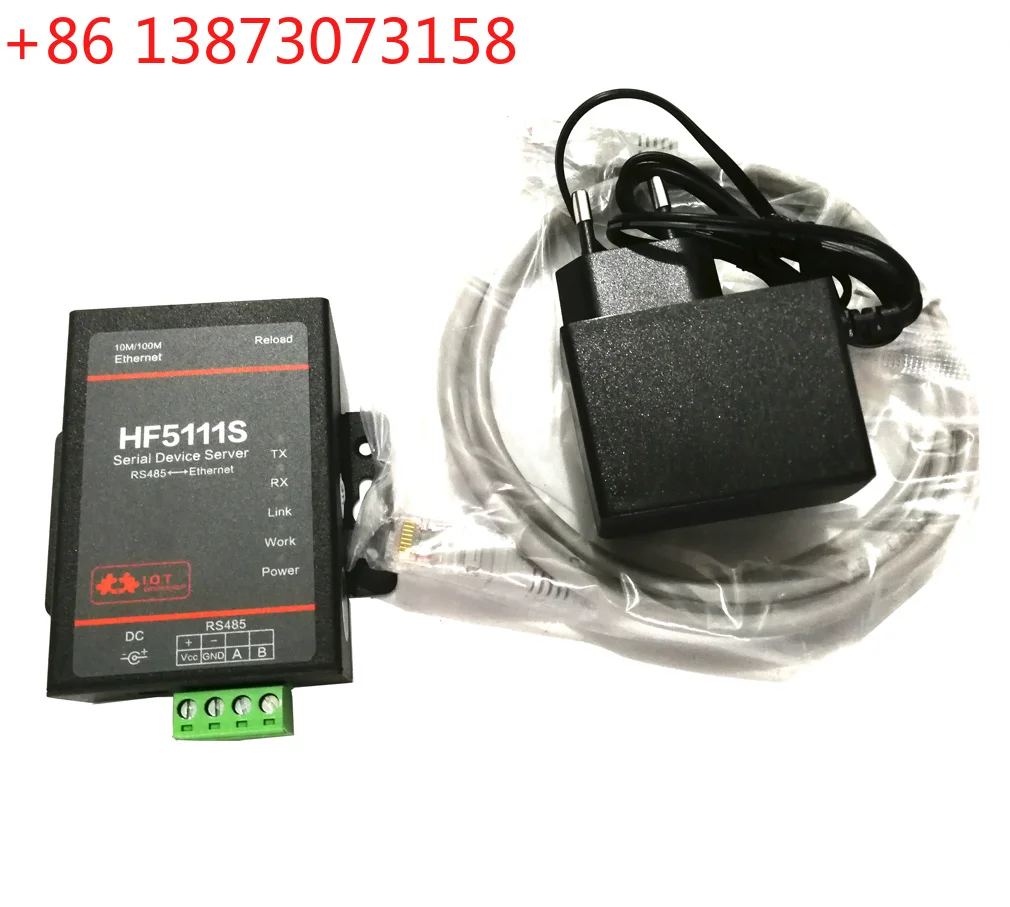 HF5111S Serial Server Industrial Serial Port Server RS485 to Ethernet 3 Sockets Romote Management D2D/MQTT/Modbus