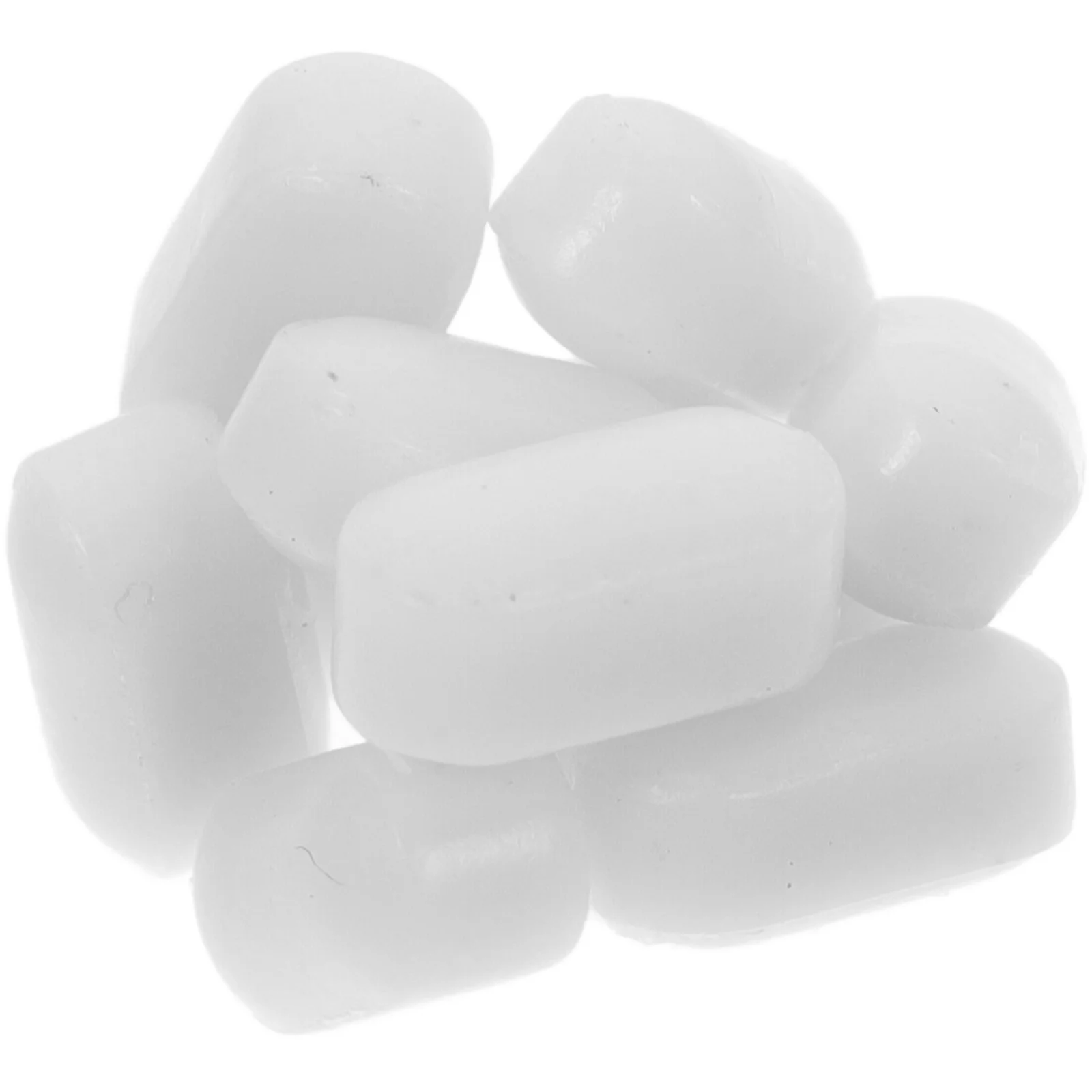 

10 Pcs Magnetic Stirrer White Mixer Rod Kit Mixers Small Cylindrical Bar PTFE Plate