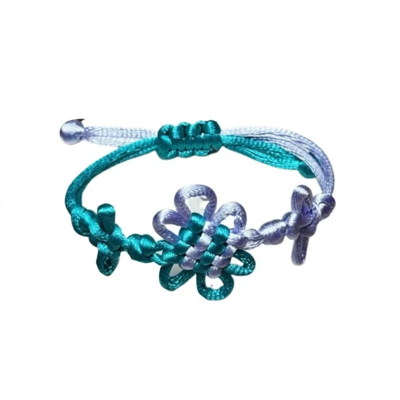 Anime KPop Demon Hunters HUNTR/X Rumi Cosplay pulsera tejida cuerda cadena colgante pulseras Unisex accesorios de joyería