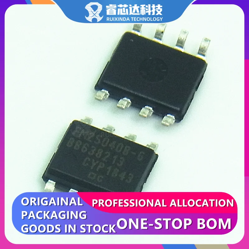 RXDNA FM25040B-GTR SOP8 FM25040B-G FM25040B FM25040 FRAM (Ferroelectric RAM) Memory IC 4Kbit SPI 20 MHz 8-SOIC original genuine