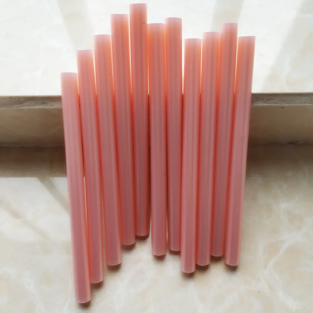 50Pcs 7x100mm Hot Melt Glue Stick Cherry Blossom Pink Power Tool Fittings,Glue gun below 40W is applicable