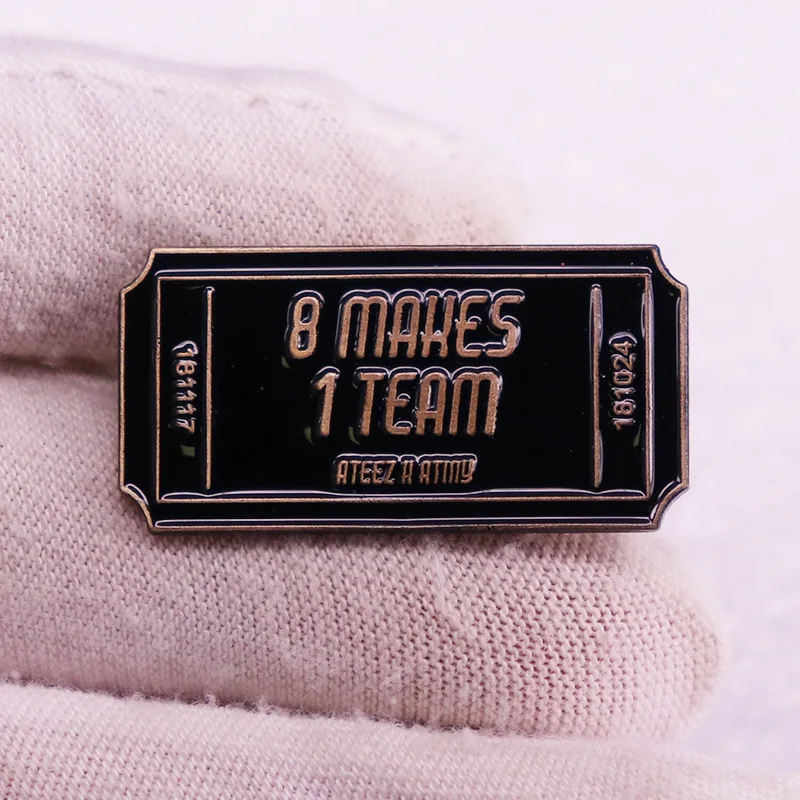 Kpop ATEEZ Enamel Pins Lapel Badge Brooch Clothing Decoration