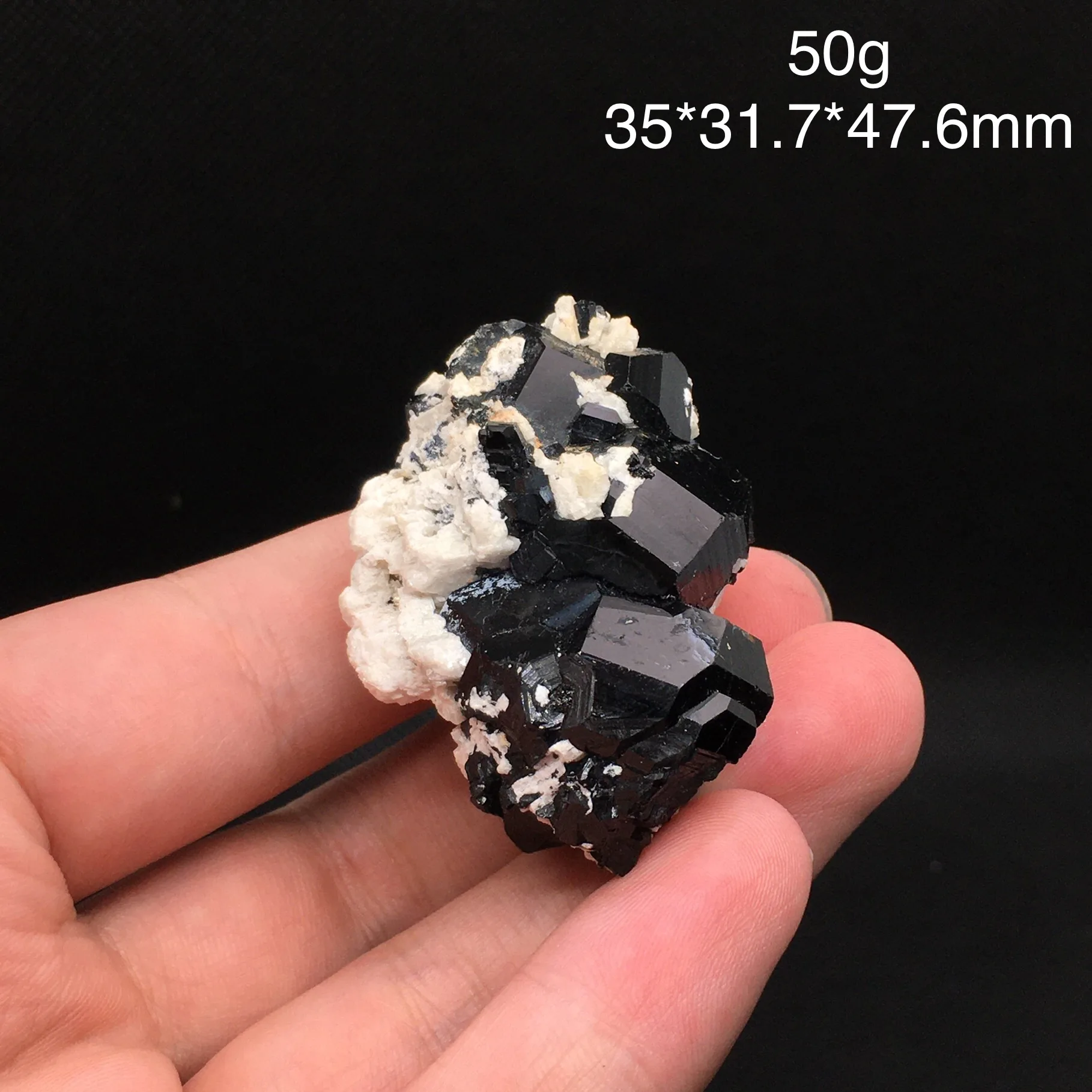 100% natural Pakistan black tourmaline mica paragenetic original stone mineral specimen collection.