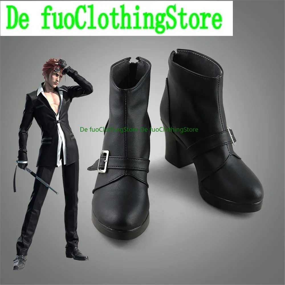 FF7 Final Fantasy VII Reno Cosplay Shoes Boots Game Anime Halloween DefuoClothing Shoes Store
