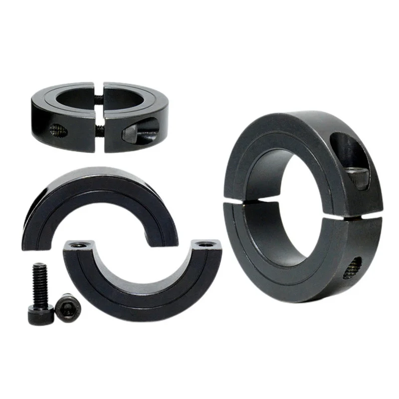 Double Split Shaft Collars Oxide Set Screw Style Double Split Setscrew Shaft Collars Inner Diameter 4-80mm