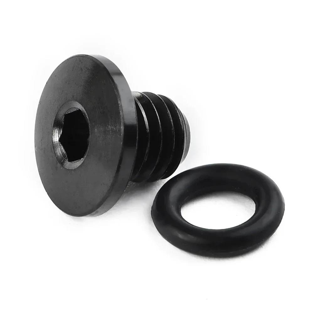 Bike Bicycle Bleed Titanium Screw O-Ring 8.85mm/10mm Oil Filling Hole Pot Split Oiler Cover For Shimano XT SLX Zee Deore LX