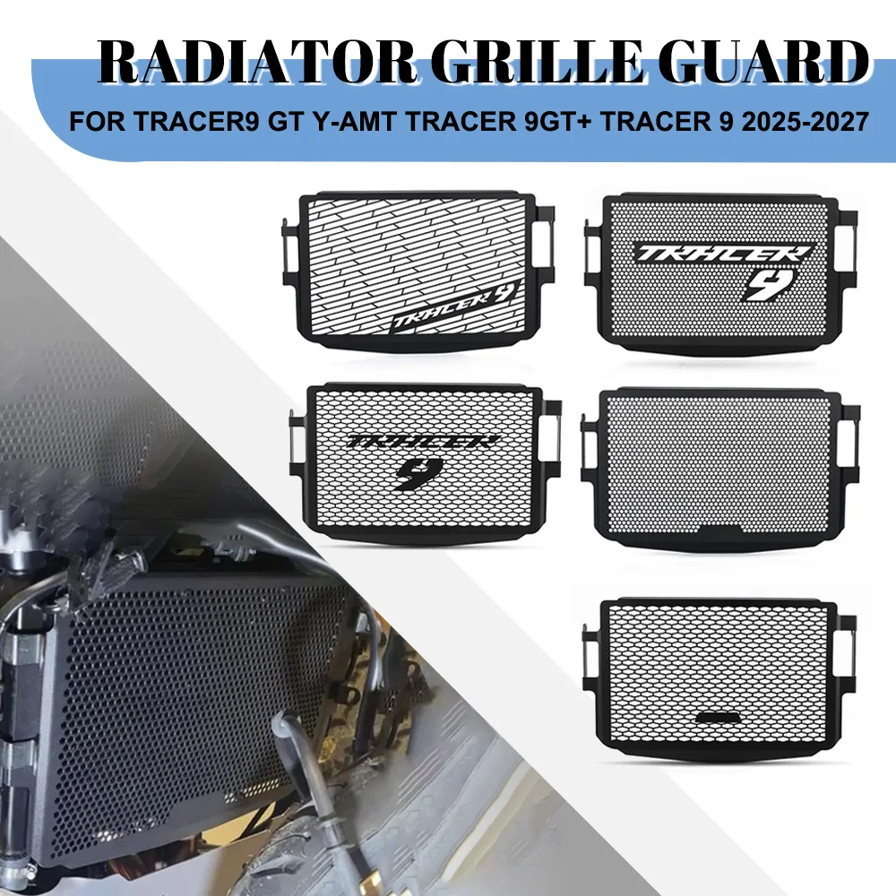 

Radiator Grille Guard Protector Cover CNC Motorcycle Accessories For Yamaha Tracer9 GT Y-AMT Tracer 9GT+ Tracer 9 2025 2026 2027