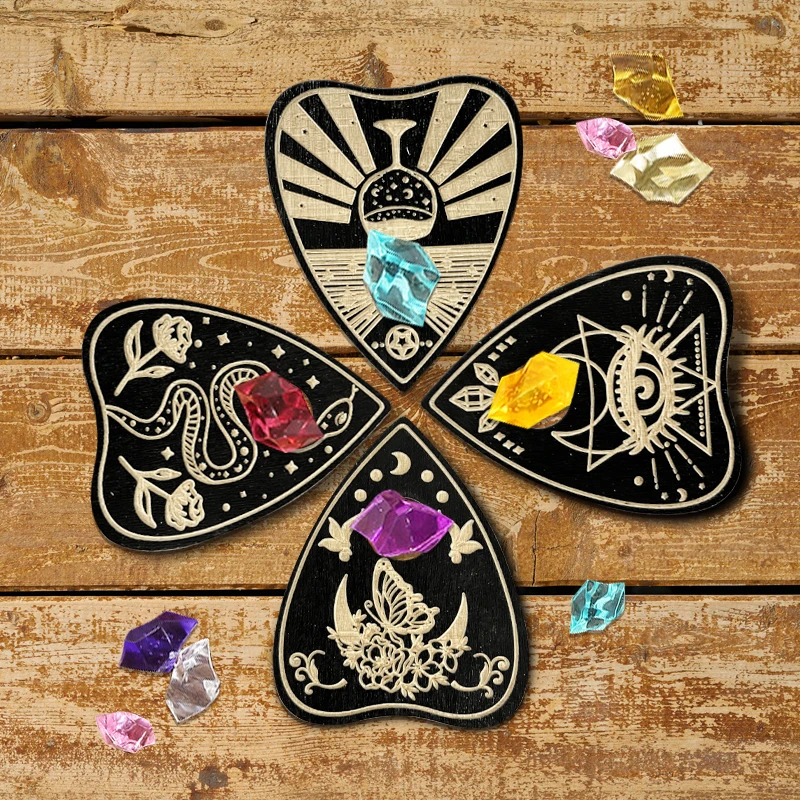 

Home Decor Crystal Shelving Board Wooden Base Ornaments Animal Heart-shaped Chassis Energy Stone Base Divination Craft Gifts
