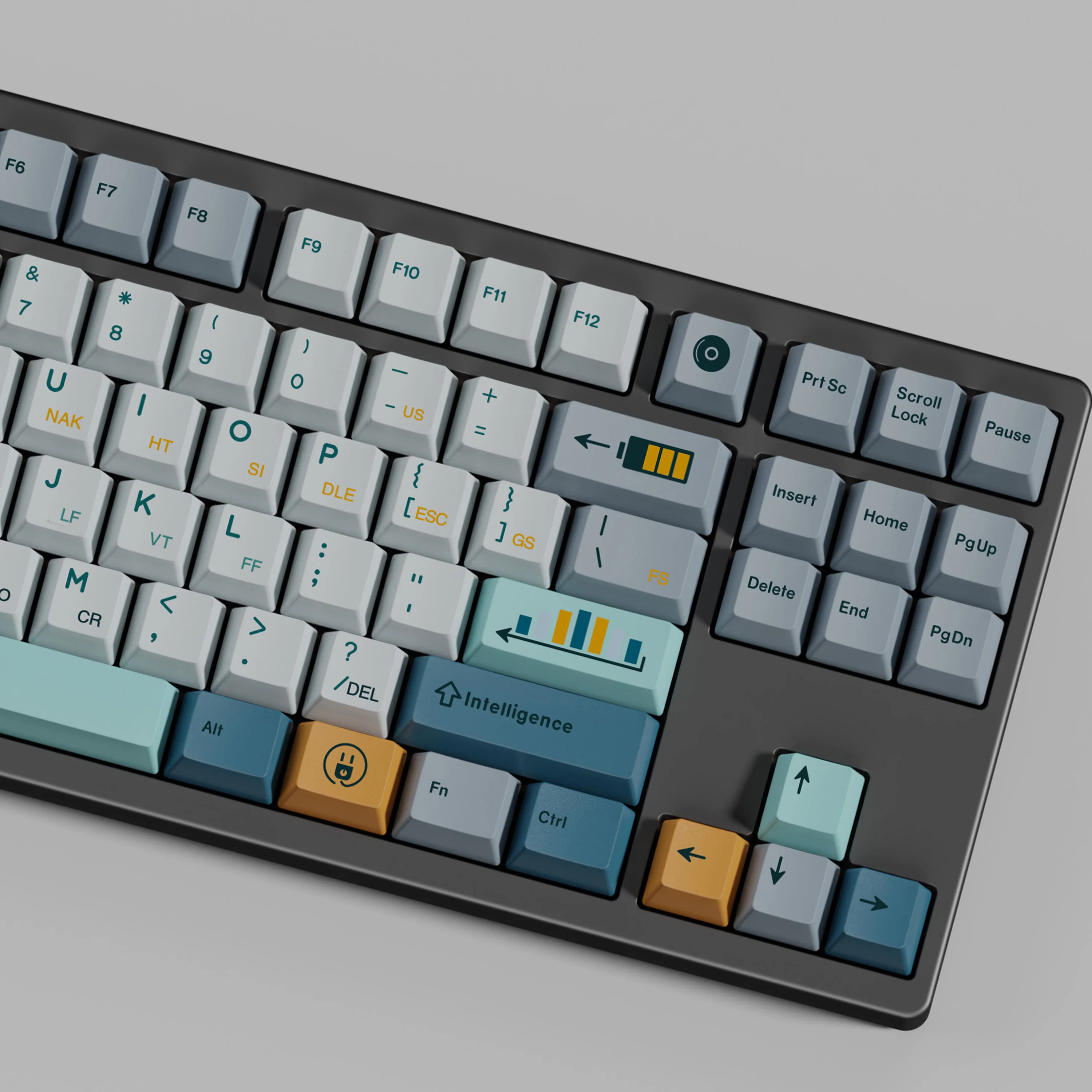 Imagem -04 - Full Conjunto Pbt Custom Keyboard Cap Gmk Tema Evolução Retro Perfil Cereja Acessório Teclado Mecânico