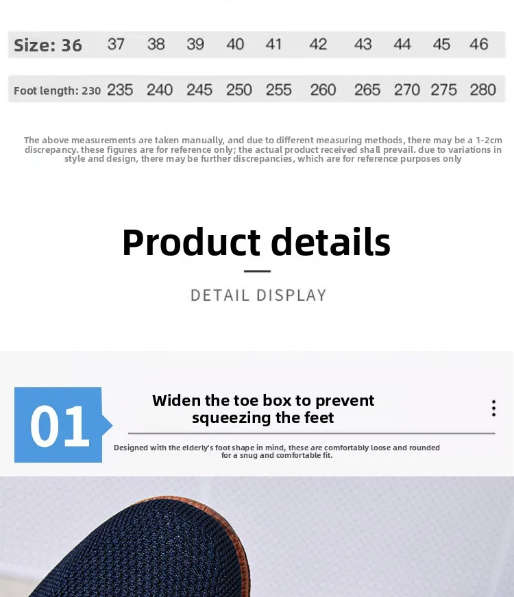 Atmungsaktive Freizeitschuhe für Herren im Frühling und Herbst, Mesh-Sportschuhe, weiche Sohle, rutschfest, One-Step-Dad-Schuhe – Detail 7