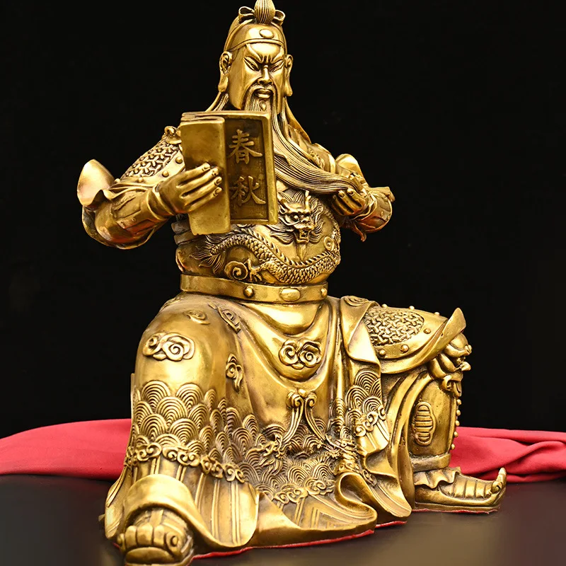 Guyunzhai Brass Reading Gong Wu Lord the Second Guan Chun Qiu Wu