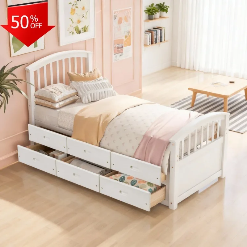 

Bedroom Cabinet Bed Single Box Bed Frame Full Size Furniture Individual Beds Boneless Couch Living Room Headboard Lit Double
