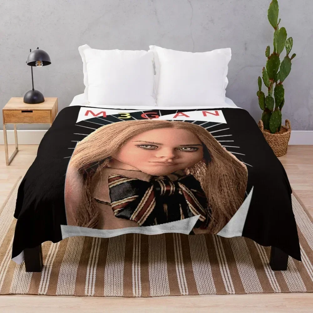 

M3GAN MEGAN MOVIE DOLL Throw Blanket Year Round Soft Comfortable Blanket for Home