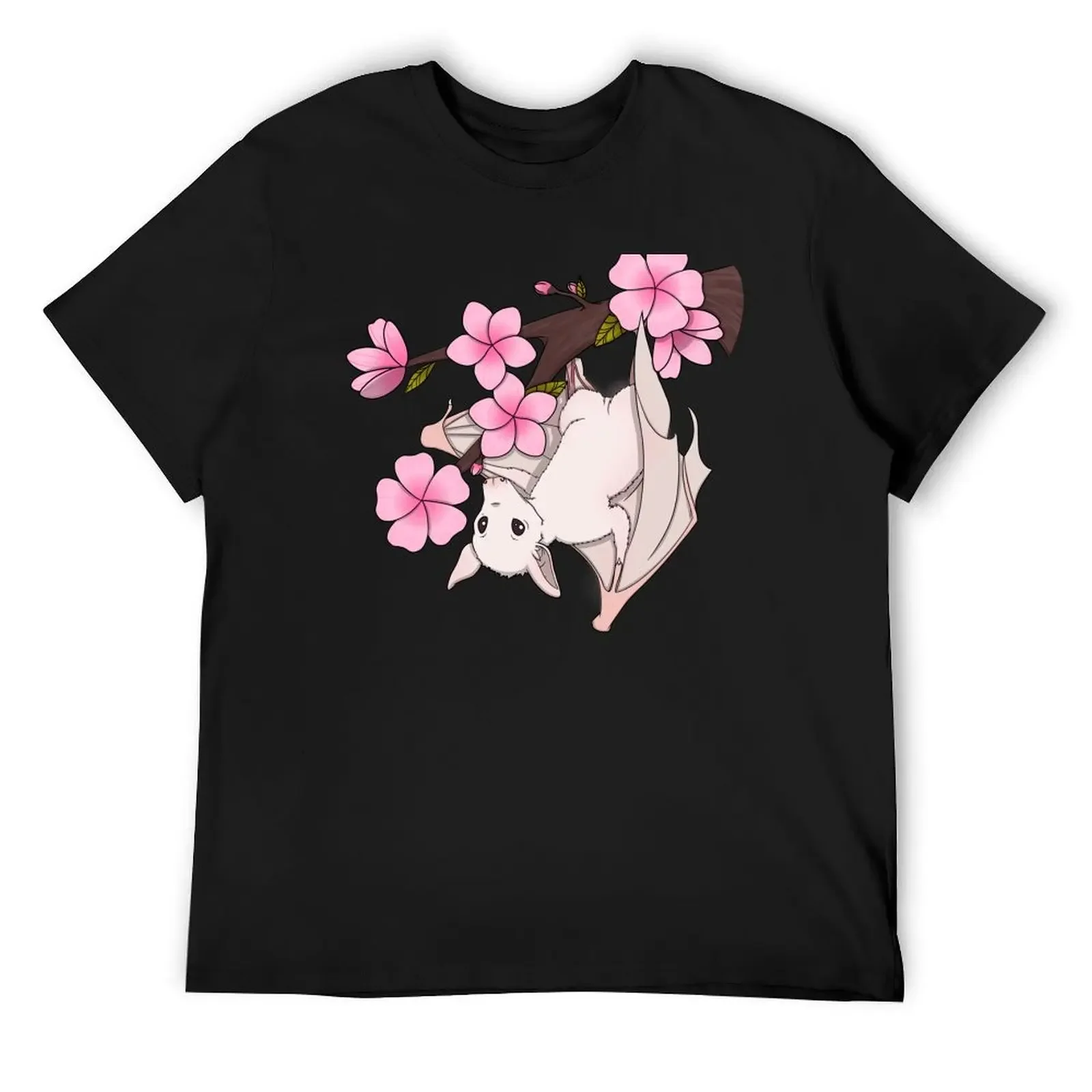 Sakura Bat T-Shirt animal prinfor boys baggy shirts mens graphic t-shirts anime