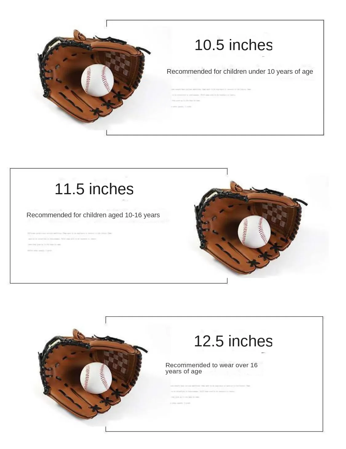 قم بتقوية دفاعتك مع قفازات البيسبول والكرة اللينة أكثر سمكًا للشباب والكبار في المشاة والأباريق كاملة اليد