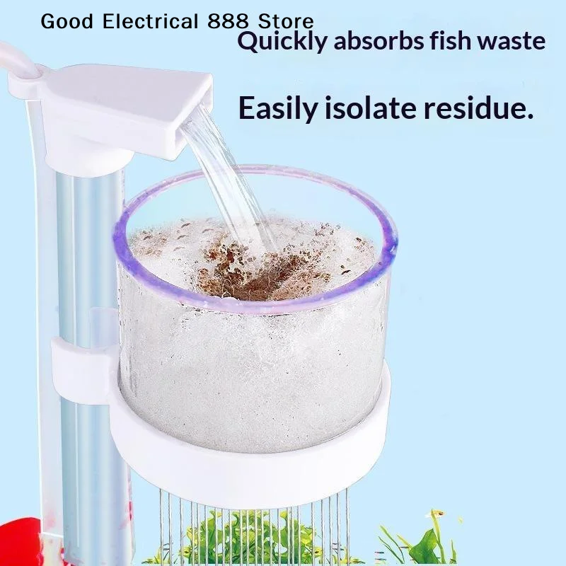 【G】1 Set Luftdruck-Toilette, Aquarium, Fäkalien-Saugwerkzeug, Wasserkreislaufsystem, Fischkot-Reinigungswerkzeug, Spezialhocker