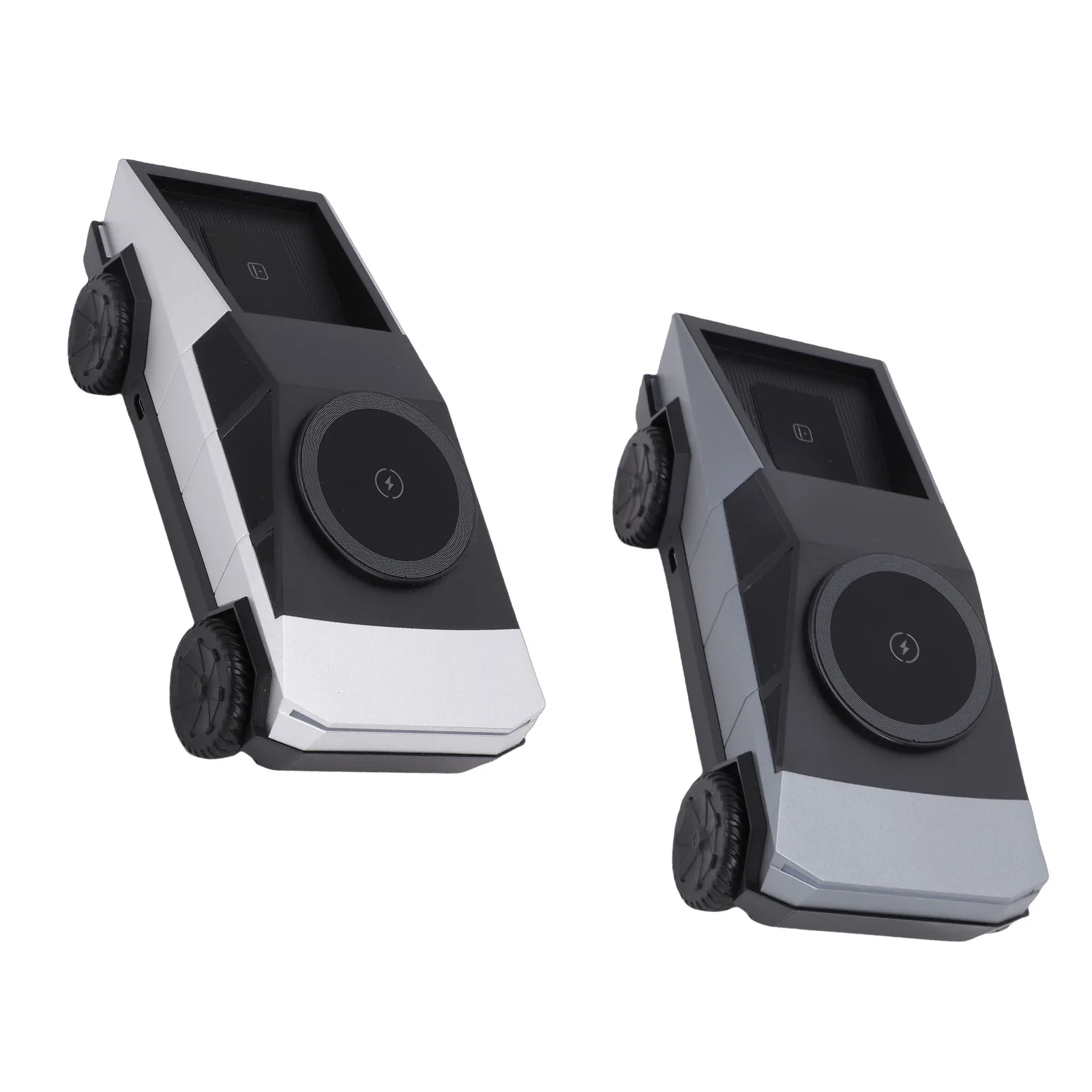 

Беспроводная зарядная станция 3-в-1 в виде модели автомобиля 1:25 с вращающимся зарядным устройством и подсветкой для телефона, часов и наушников