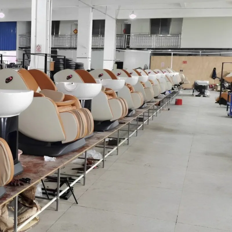 Shampoo bed Smart electric hair salon Massage chair Multifunctional with ceramic basin Hair cutting and beauty dual-purpose