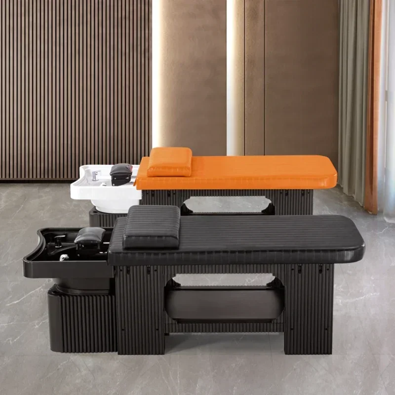 

Chaise Salon De Coiffure Massage Chair Washbasin Mobility Hairdressing Salon Shampoo Pedicure Cabeceiras Economic Shower